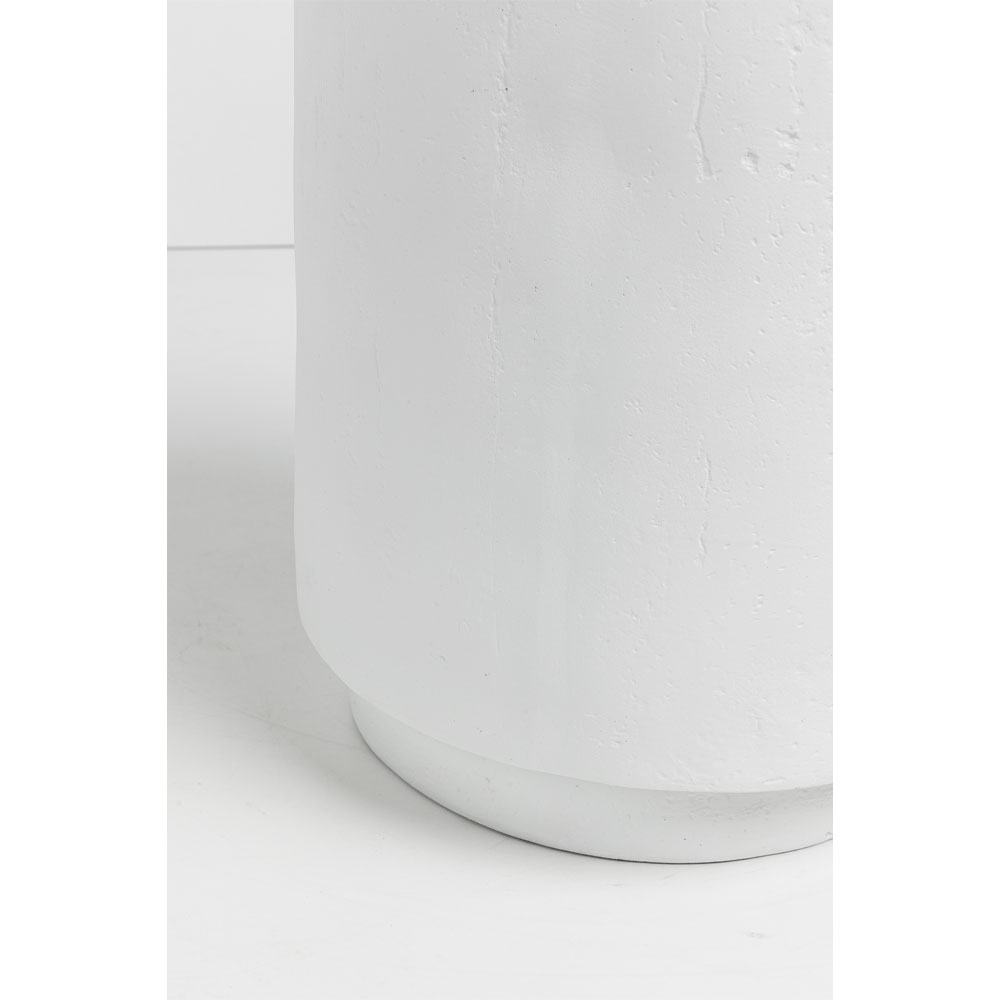 LITHOS ROUND SIDE TABLE ΛΕΥΚΟ 35.5×35.5x45cm