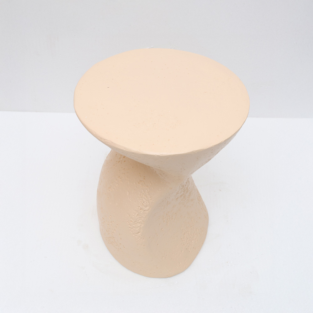 LATTE SIDE TABLE BEIGE 40.5×40.5×48.5cm