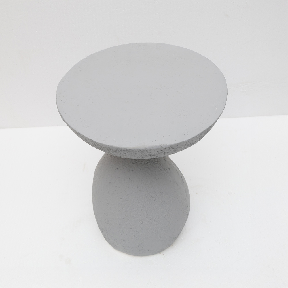 INDUSTRIAL SIDE TABLE ΓΚΡΙ ΑΝΟΙΧΤΟ 40.5×40.5x51cm
