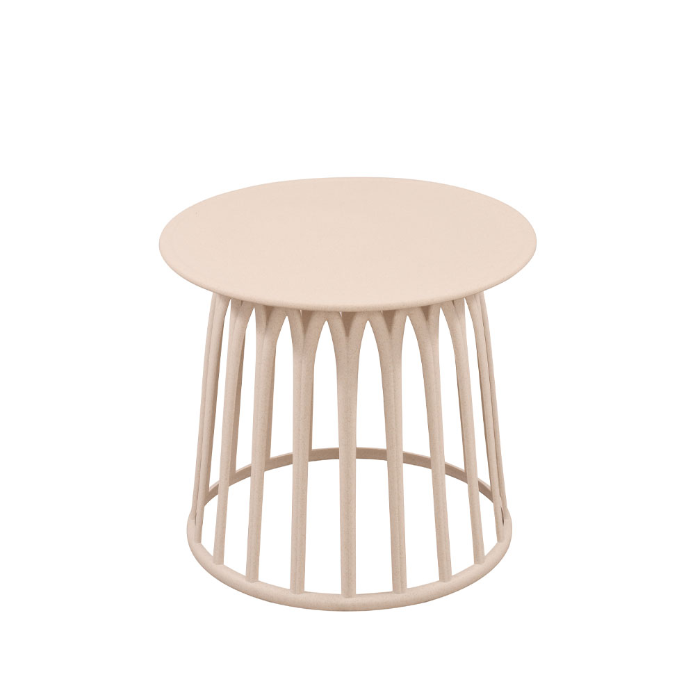 BASKET COFFEE TABLE TERRAZZO 49.5×49.5×44