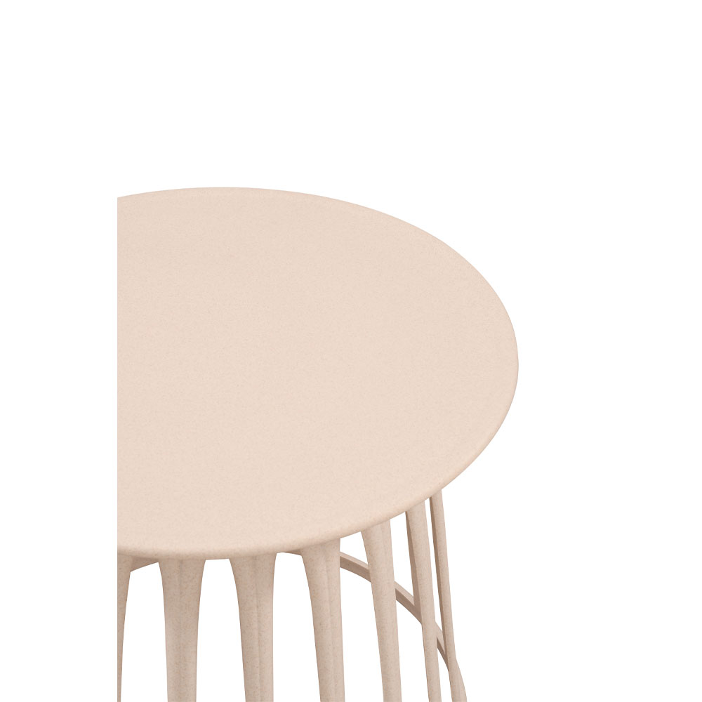 BASKET COFFEE TABLE TERRAZZO 49.5×49.5×44