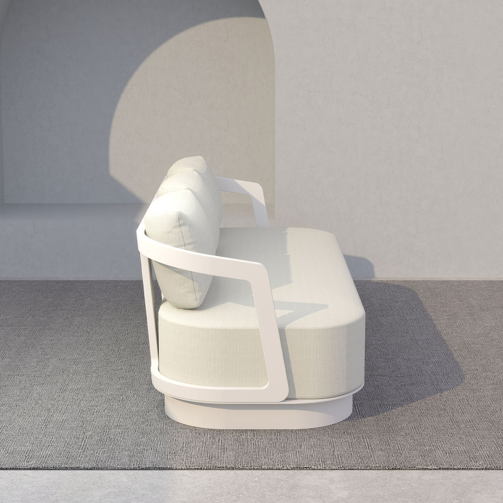 TORRE ΣΑΛΟΝΙ SET 1+2+2 OFF WHITE 198x81x66cm