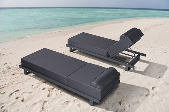 Riviera* Sun-Lounger White