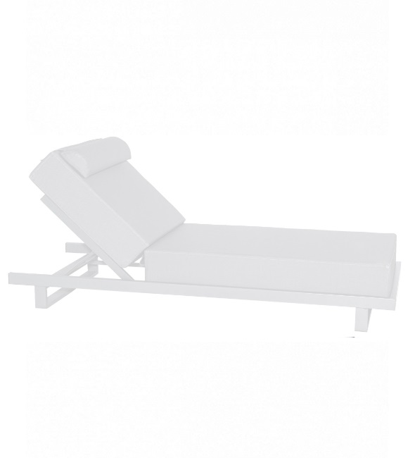 Riviera* Sun-Lounger White