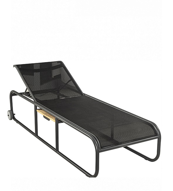 Nemo/SL Sun-Lounger Anthracite, WITH Side Table