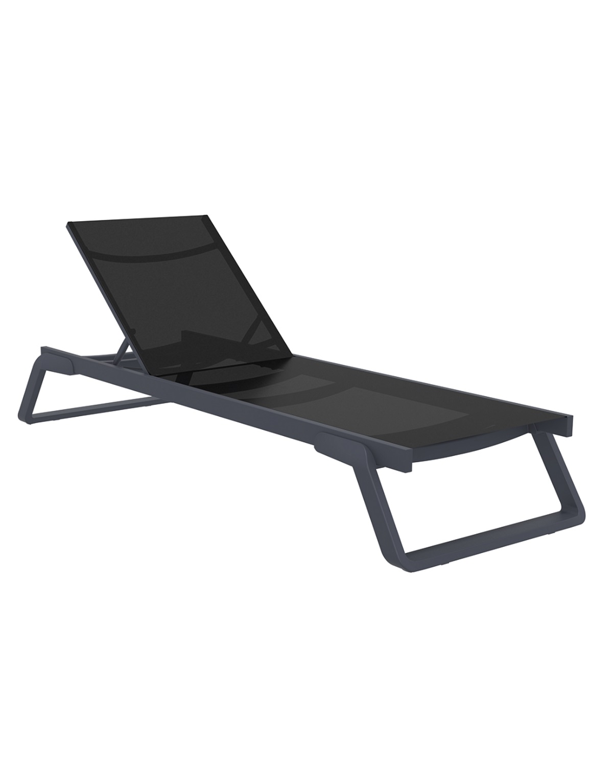 Tropic-2* Sun-Lounger Dark Grey-Black