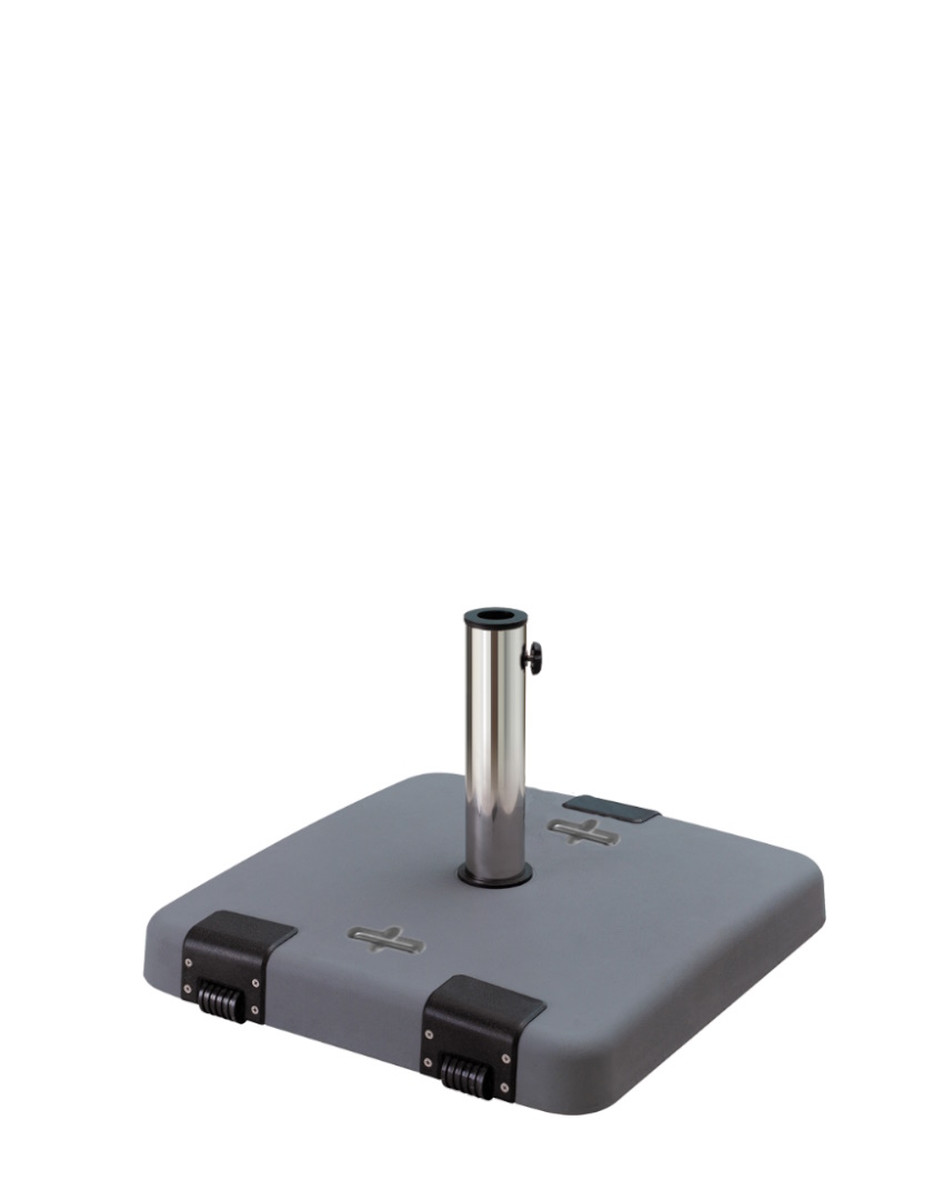 Titan/S-55x55cm, Umbrella Base Grey