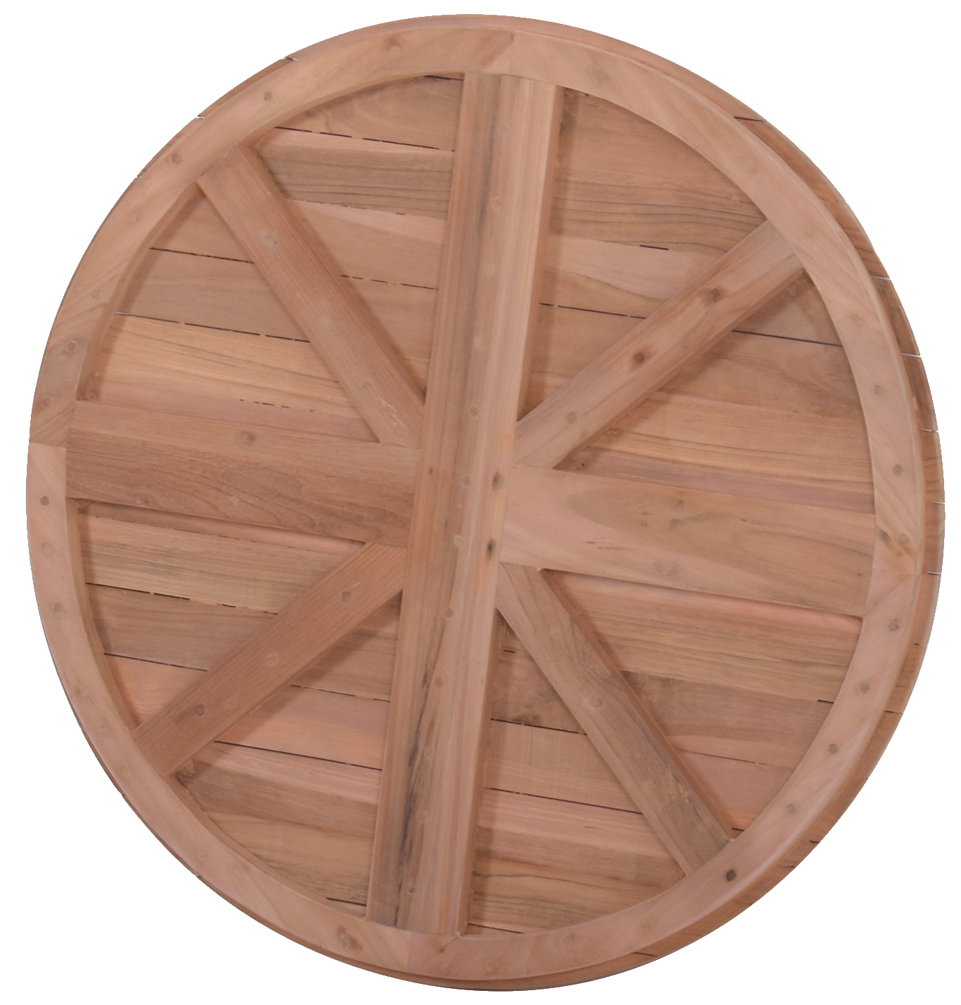 Meza-R70cm Table Top Teak