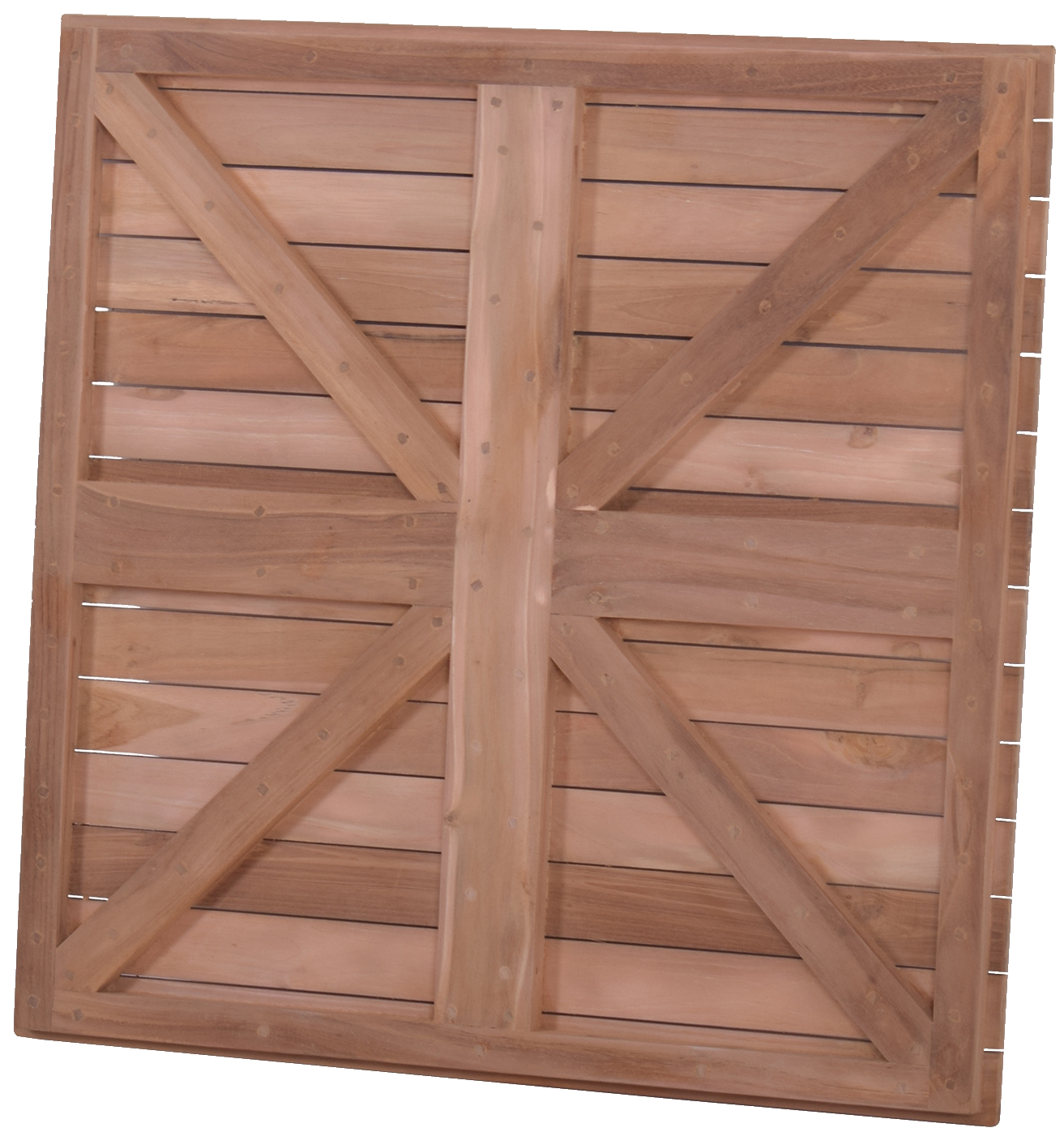 Meza-70x70cm Table Top Teak