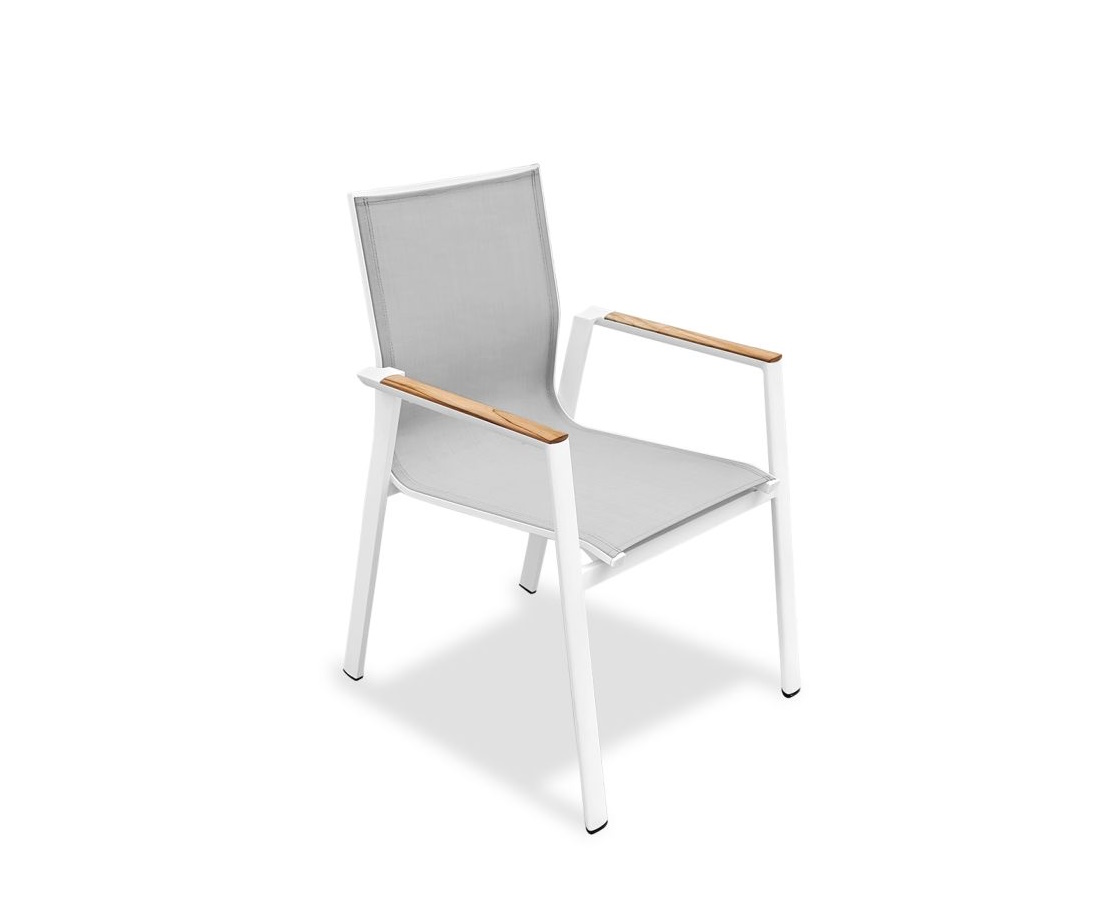 Aspen Armchair Alu White