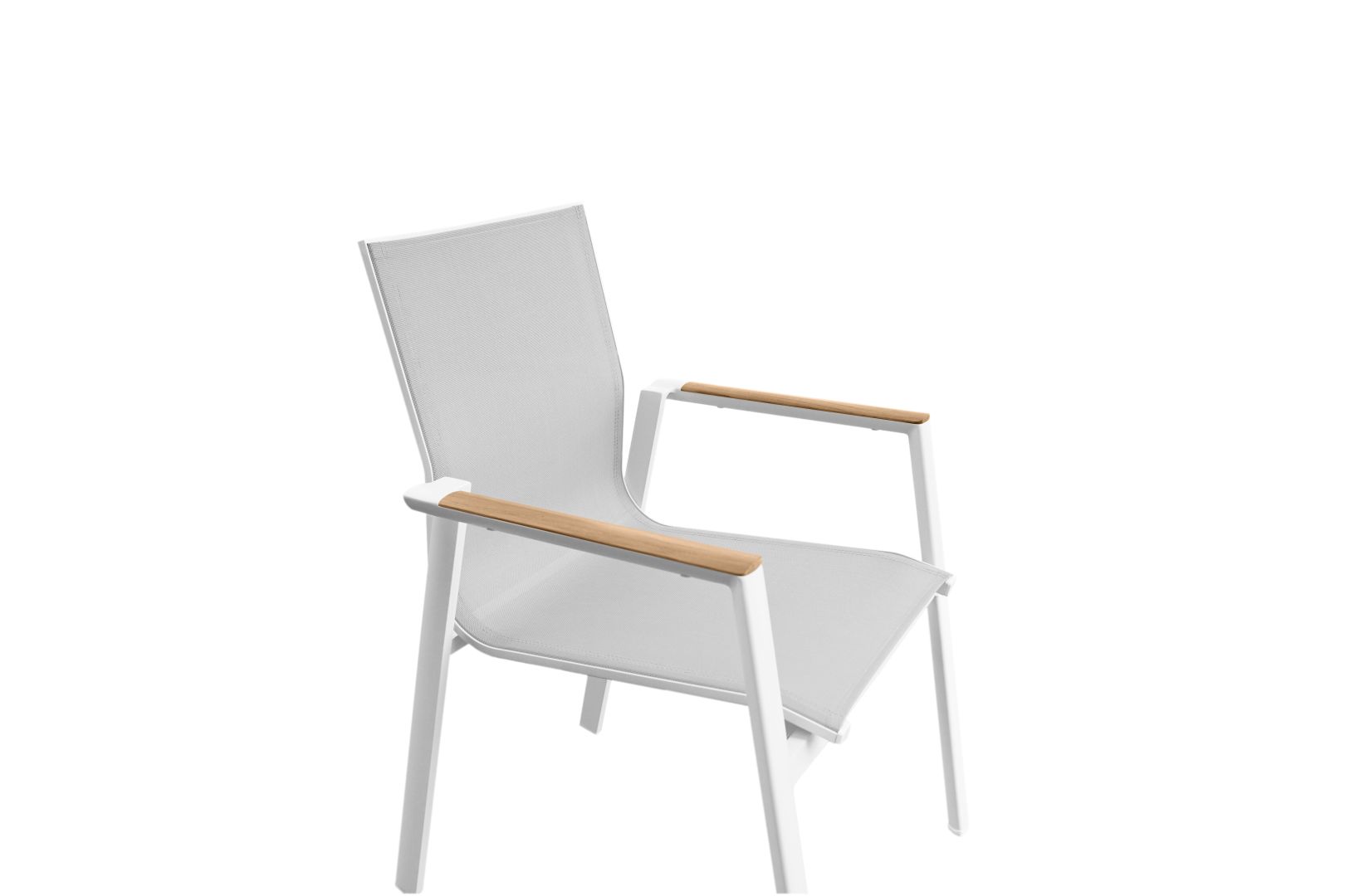 Aspen Armchair Alu White