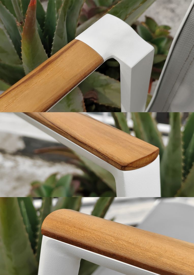 Aspen Armchair Alu White
