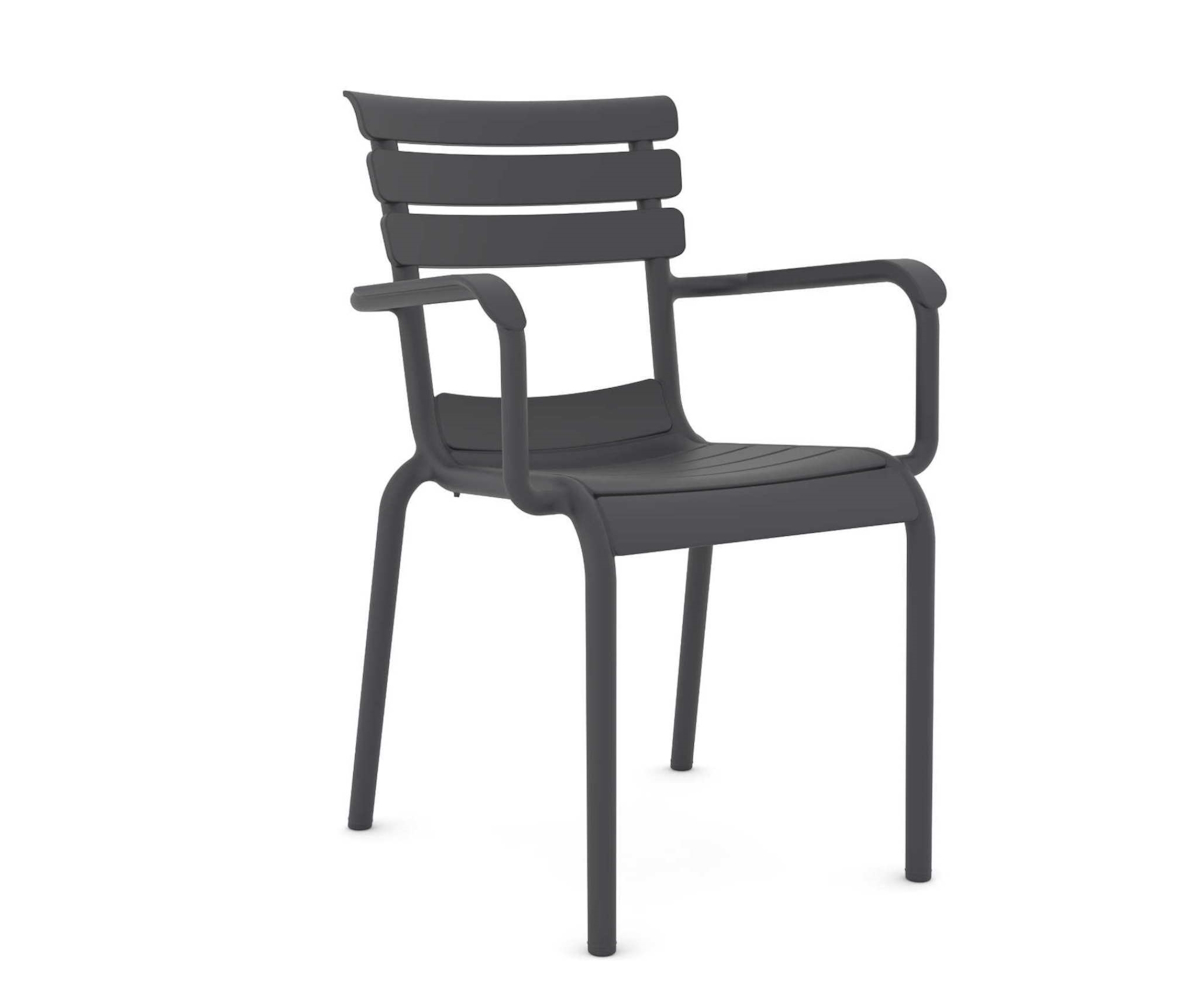 Hera/P-PL* Resin Armchair Anthracite