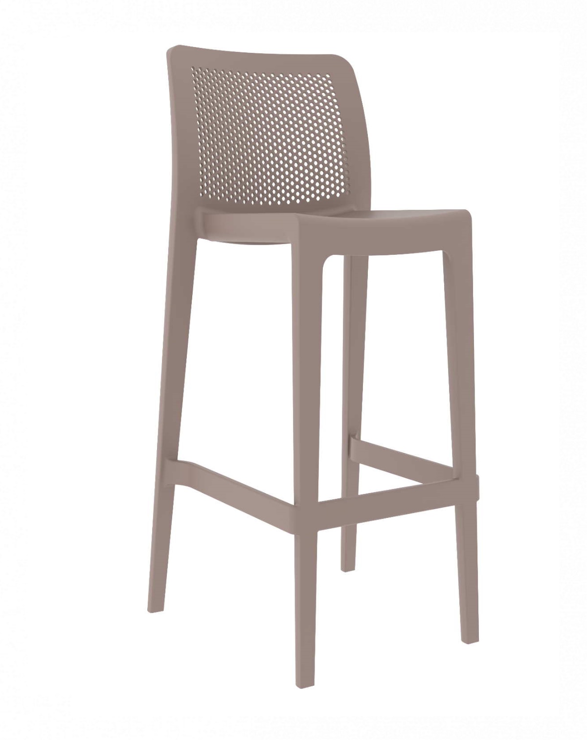 Lisa/S* Resin Barstool Cappuccino