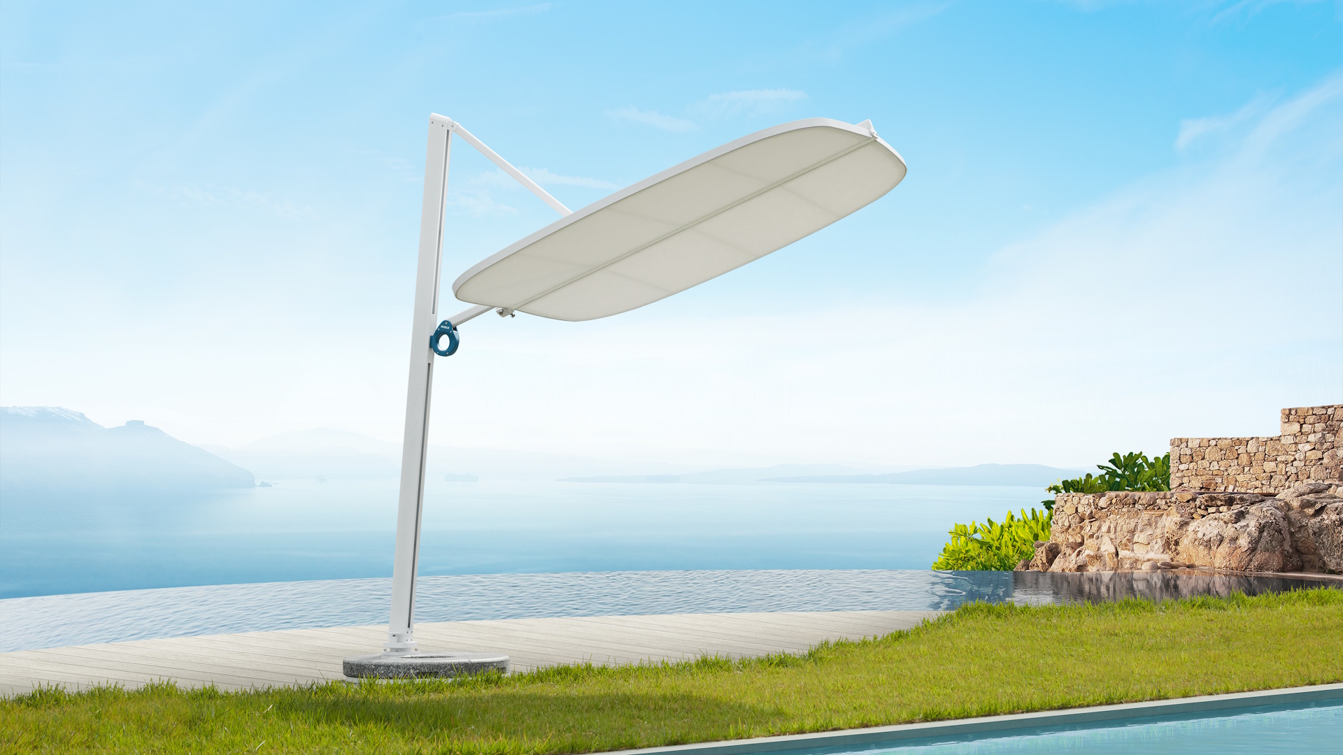 Tekno/R Umbrella White (90040001-90040606)