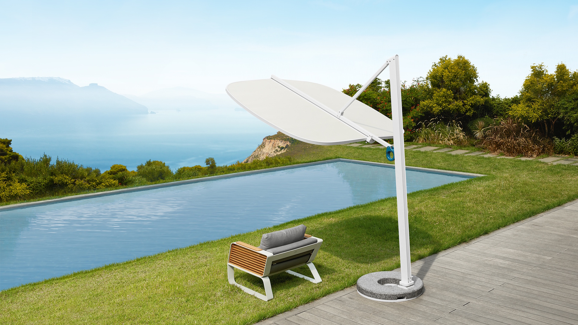 Tekno/R Umbrella White (90040001-90040606)
