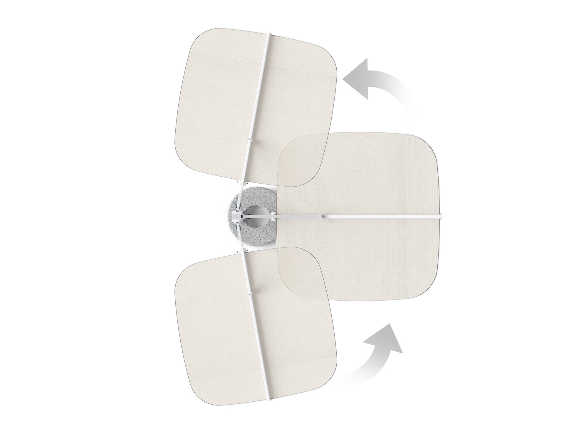 Tekno/R Umbrella White (90040001-90040606)