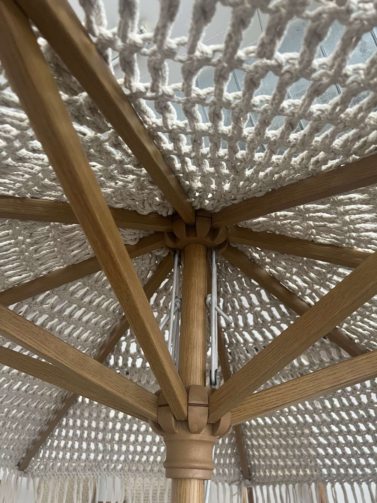 Macrame/ALU Umbrella  oslash;250cm