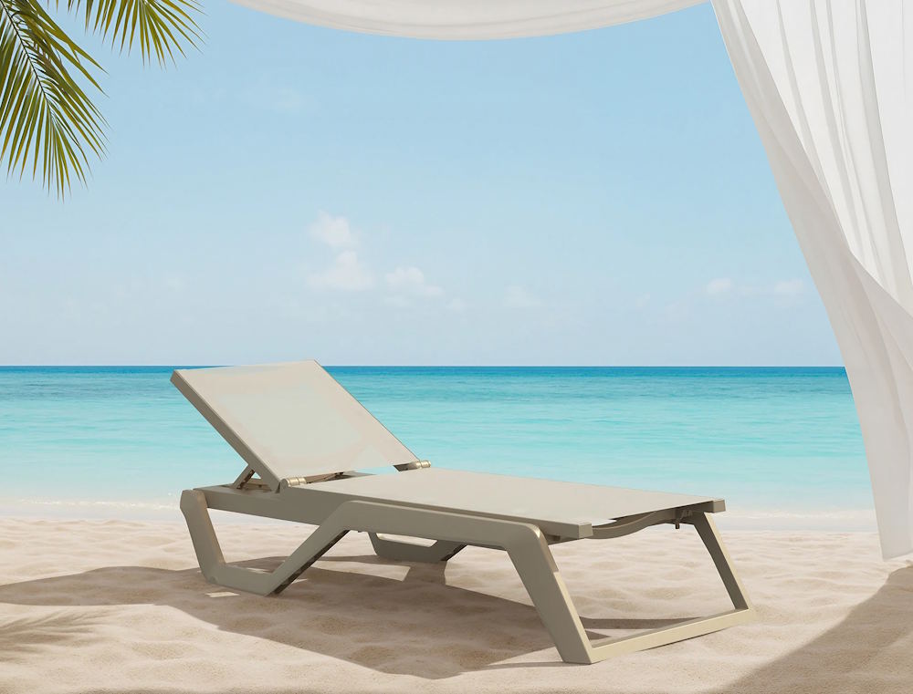Rio/ST* Sun-Lounger Taupe