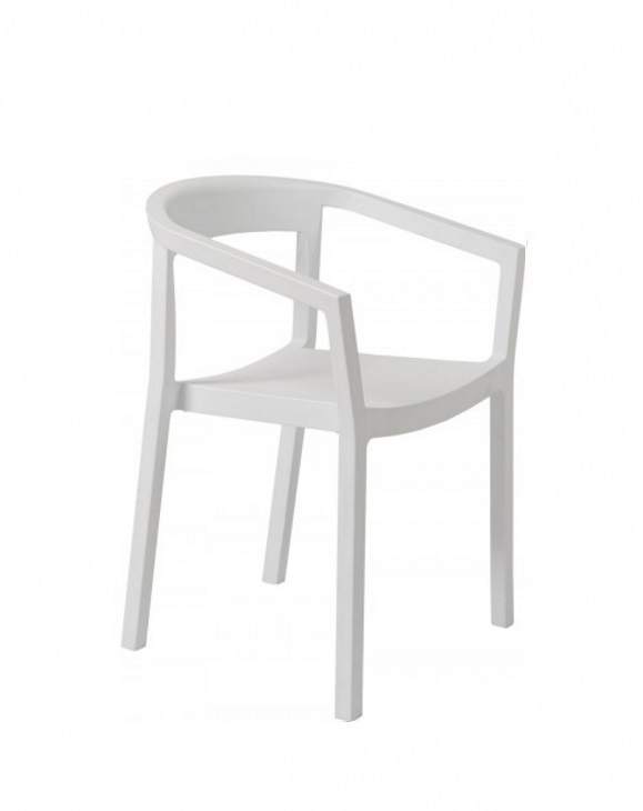 Peach White Armchair