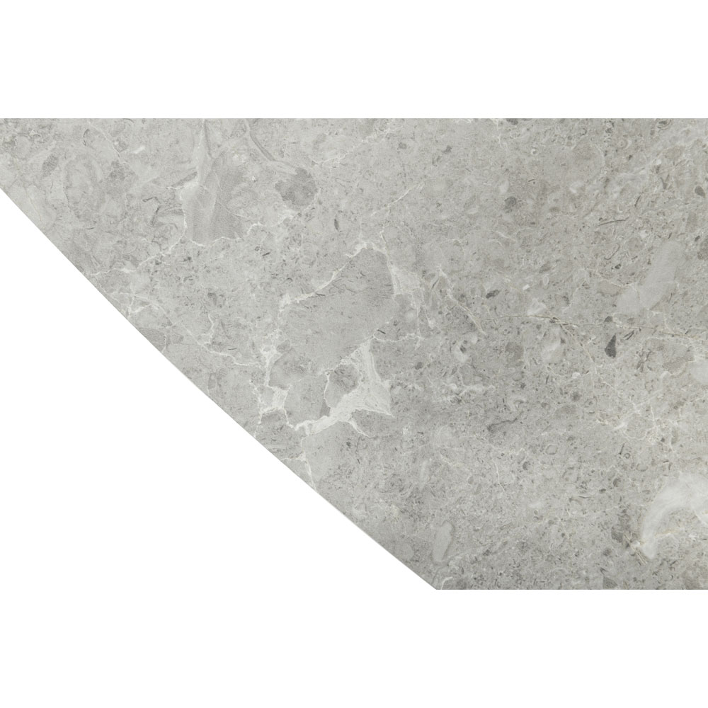 CASPIAN ΤΡΑΠΕΖΙ ΓΚΡΙ ΜΕ ΟΨΗ ΜΑΡΜΑΡΟΥ 180x90x75cm