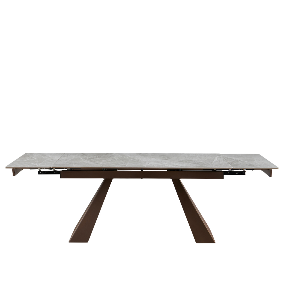 BRUNO ΤΡΑΠΕΖΙ ΕΠΕΚΤΕΙΝΟΜΕΝΟ-Η ΓΚΡΙ LATTE 160x90x75cm