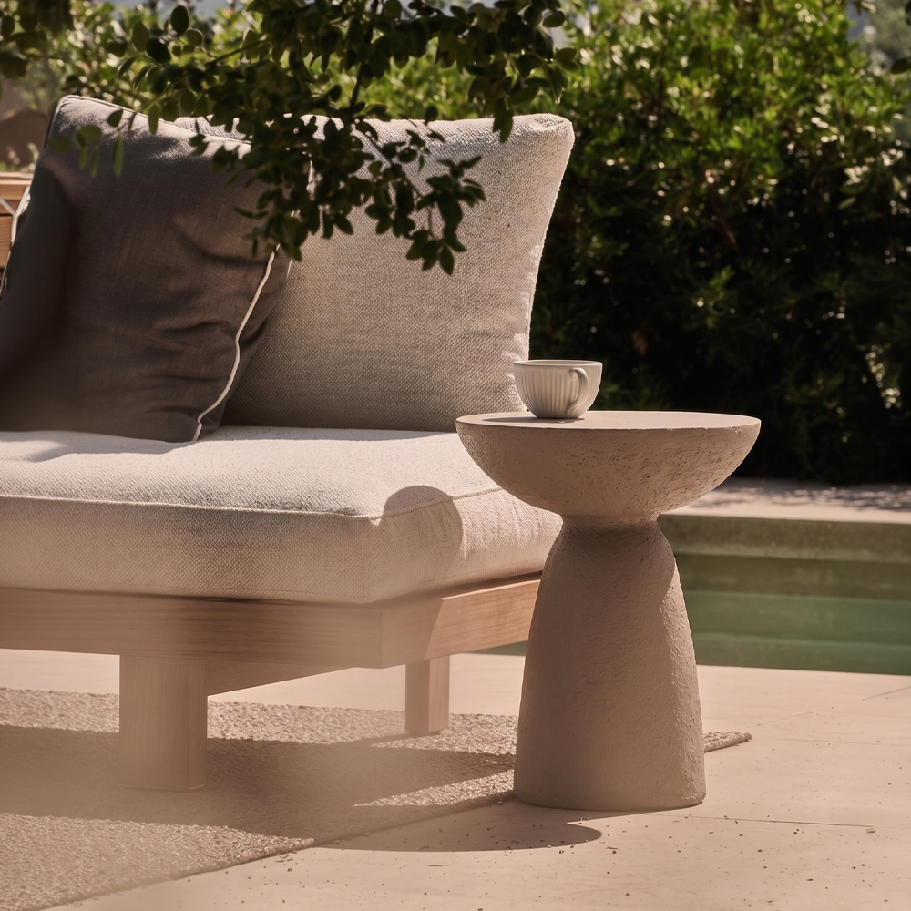 MOCCA SIDE TABLE ΛΕΥΚΟ 40.5×40.5x51cm
