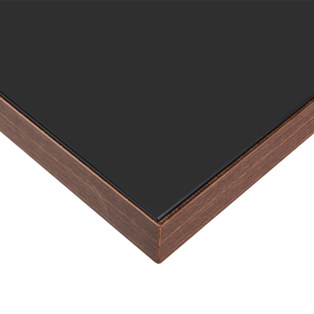 NUEZ COFFEE TABLE ΚΑΡΥΔΙ ΜΑΥΡΟ 79x79x40cm