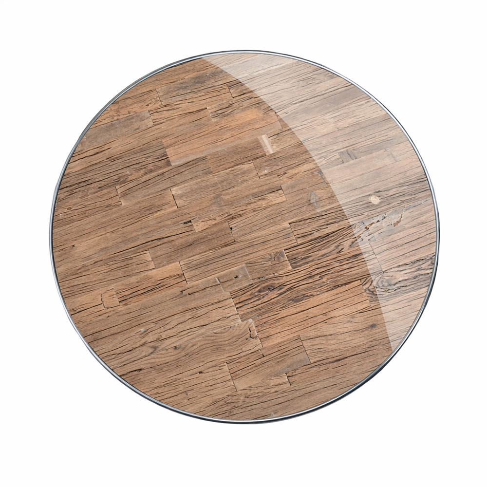 RICHMONT COFFEE TABLE ΚΑΡΥΔΙ ΑΣΗΜΙ 70x70x42cm