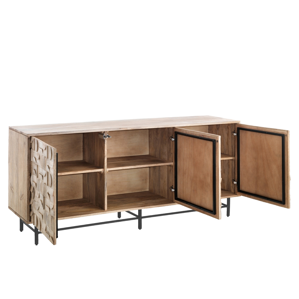 CYCLOS ΜΠΟΥΦΕΣ 3ΠΟΡΤΕΣ ΦΥΣΙΚΟ 172x45x75cm