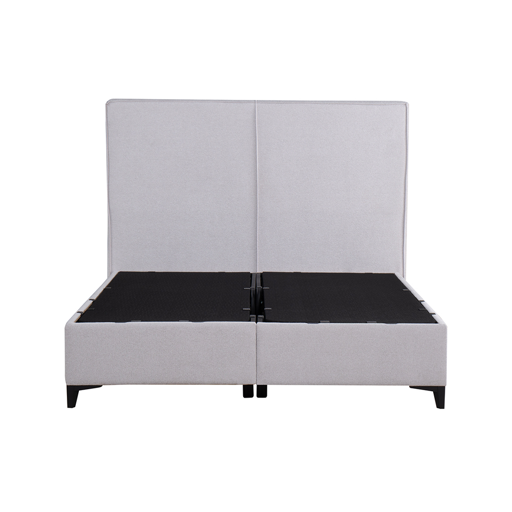 MORE ΚΡΕΒΑΤΙ ΜΕ ΑΠΟΘΗΚ. ΧΩΡΟ (ΓΙΑ ΣΤΡΩΜΑ 160x200cm) WHITE SMOOTH 07-957 217x160x120cm
