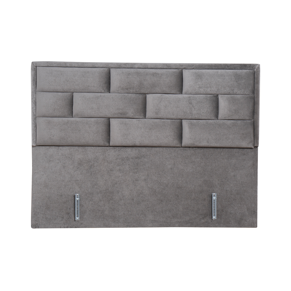 BRICK ΚΡΕΒΑΤΙ ΜΕ ΑΠΟΘΗΚ. ΧΩΡΟ (ΓΙΑ ΣΤΡΩΜΑ 160x200cm) ΓΚΡΙ 07-450 215x165x121cm