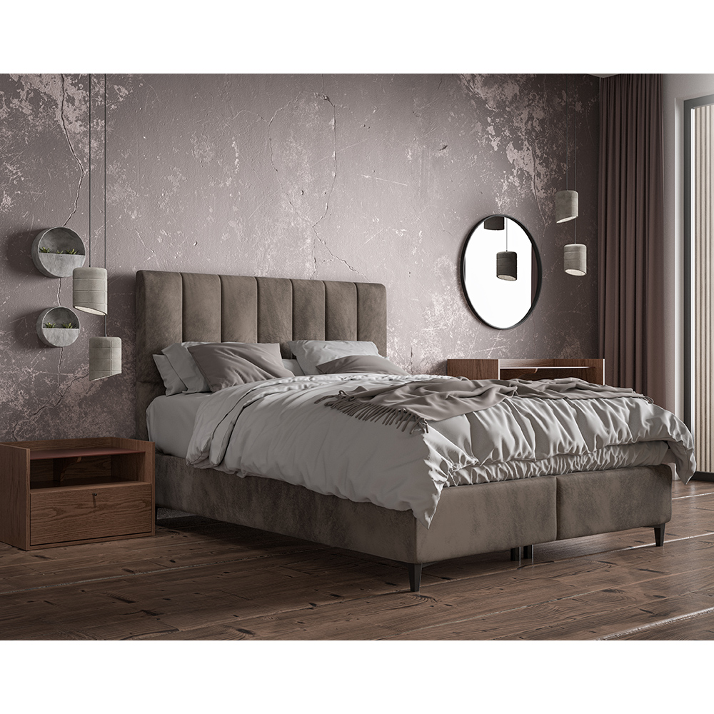 STICKS ΚΡΕΒΑΤΙ ΜΕ ΑΠΟΘΗΚ. ΧΩΡΟ (ΓΙΑ ΣΤΡΩΜΑ 160x200cm) CAMEL 05-911 223x166x120cm