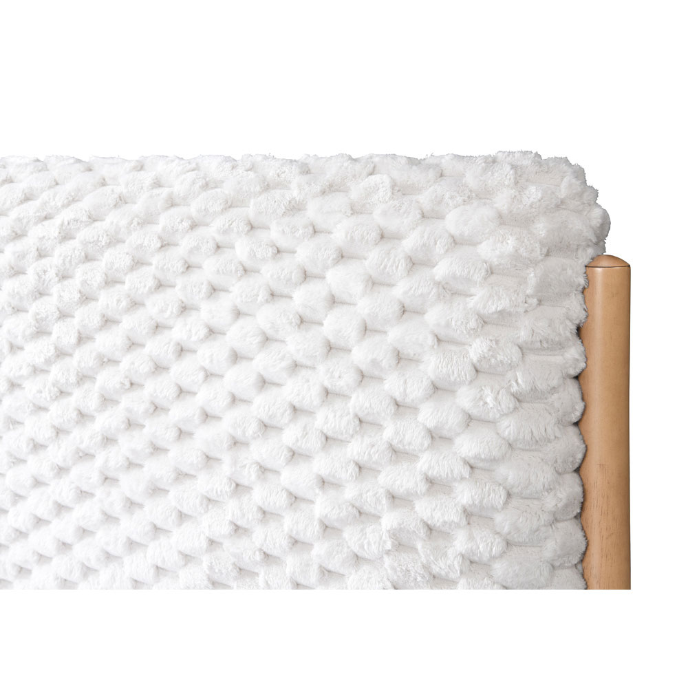 LORDY ΚΡΕΒΑΤΙ (ΓΙΑ ΣΤΡΩΜΑ 160x196cm) CREAM 207.5x177x103.5cm