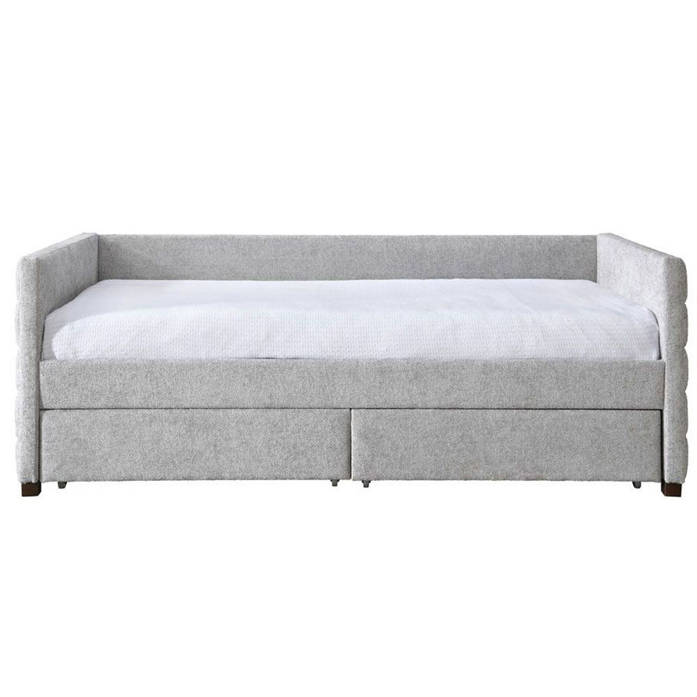 SUENO ΚΑΝΑΠΕΣ ΚΡΕΒΑΤΙ (ΓΙΑ ΣΤΡΩΜΑ 90x190cm) ΓΚΡΙ ΑΝΟΙΧΤΟ 209×99.5x76cm