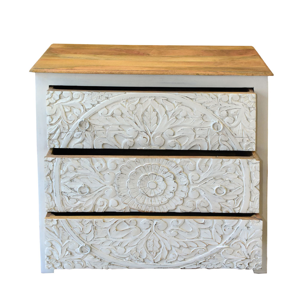LOTUS ΣΥΡΤΑΡΙΕΡΑ ΛΕΥΚΟ DECAPE ΦΥΣΙΚΟ 90x42x90cm