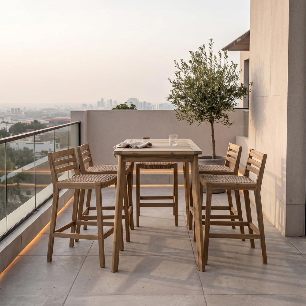 TOUJOUR ΤΡΑΠΕΖΙ BAR ΦΥΣΙΚΟ 131.5x70x90