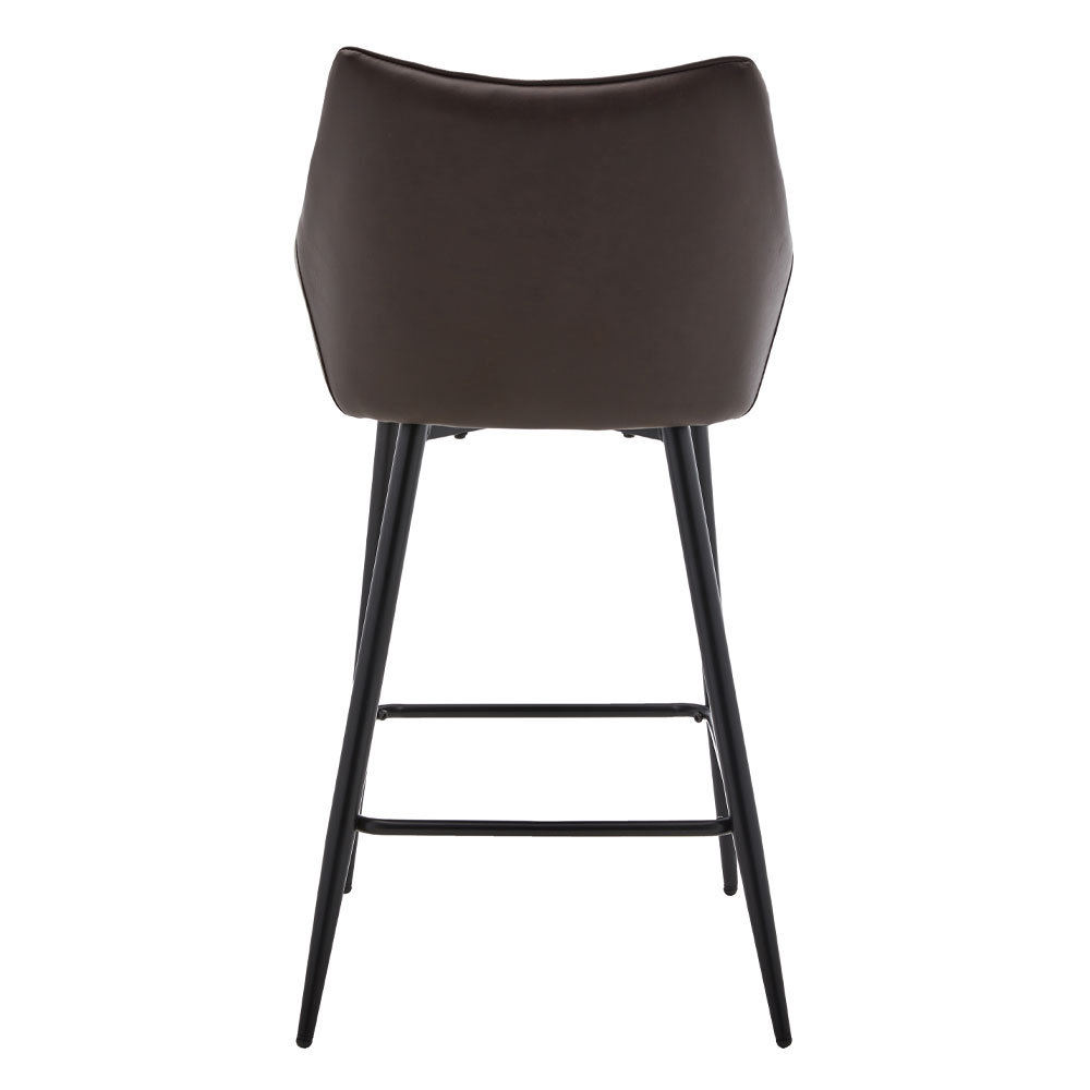 MALONE ΣΚΑΜΠΟ BAR ΓΚΡΙ ΑΝΟΙΧΤΟ ΚΑΦΕ ΣΚΟΥΡΟ 38x51x96cm