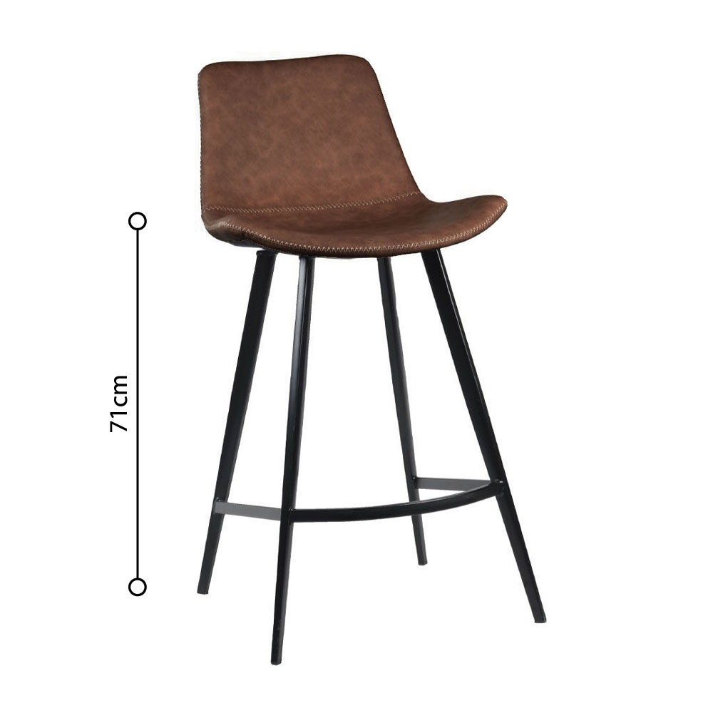 STITCHED ΣΚΑΜΠΟ BAR TABAC 46.5×50.5×91.5cm