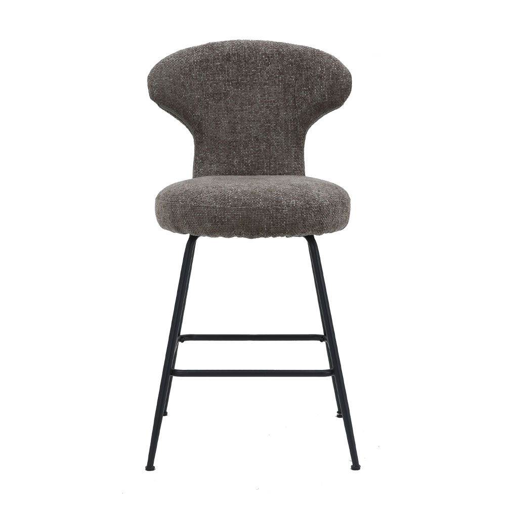 FUNGO ΣΚΑΜΠΟ BAR ΛΑΔΙ ΓΚΡΙ 51x55x97cm
