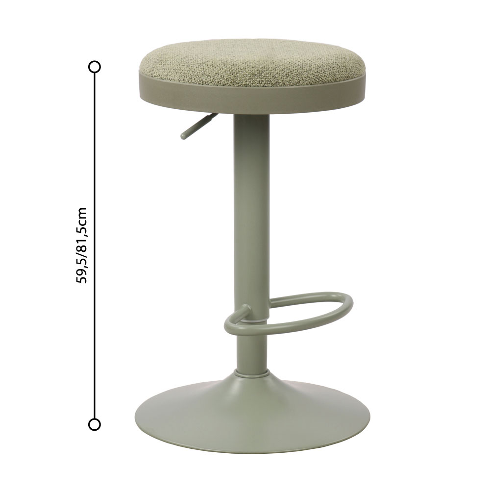 LOLLI ΣΚΑΜΠΟ BAR ΜΕΝΤΑ 38.5×38.5×59.5cm