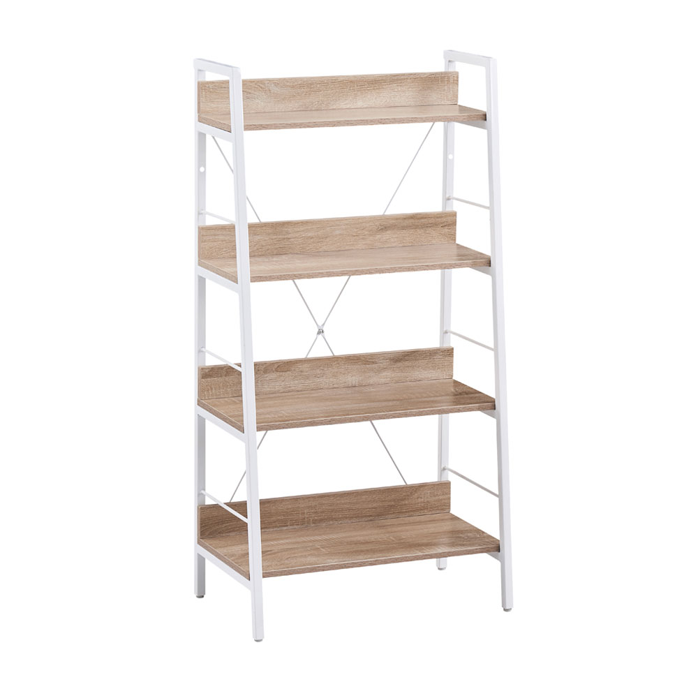 ONE STEP UP ΒΙΒΛΙΟΘΗΚΗ 4ΡΑΦΙΑ SONOMA ΛΕΥΚΟ 60x35x117cm