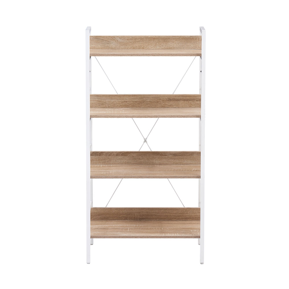 ONE STEP UP ΒΙΒΛΙΟΘΗΚΗ 4ΡΑΦΙΑ SONOMA ΛΕΥΚΟ 60x35x117cm