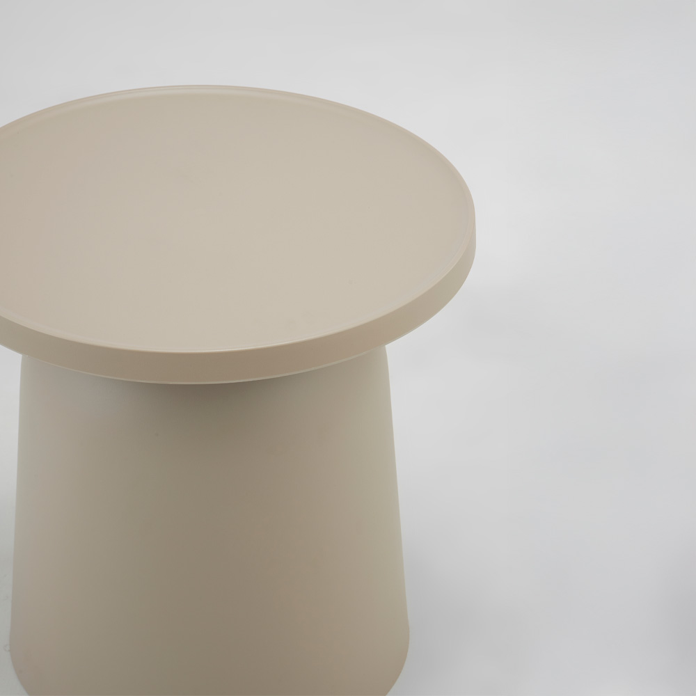 DOMI COFFEE TABLE TAUPE 47x47x46cm