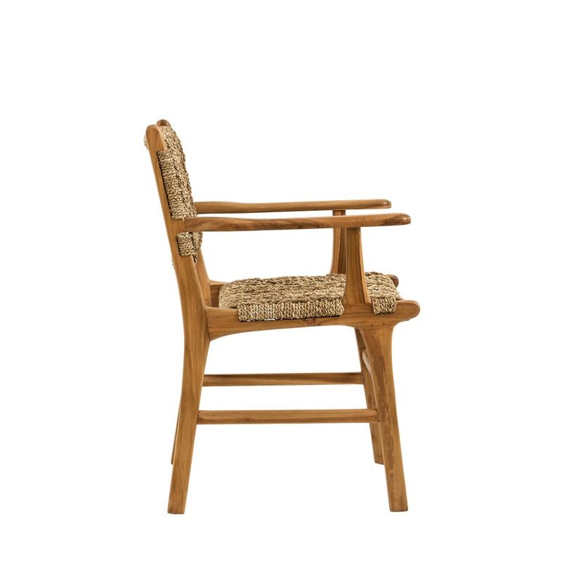 Καρέκλα Πολυθρόνα Badesi Ξύλο Teak