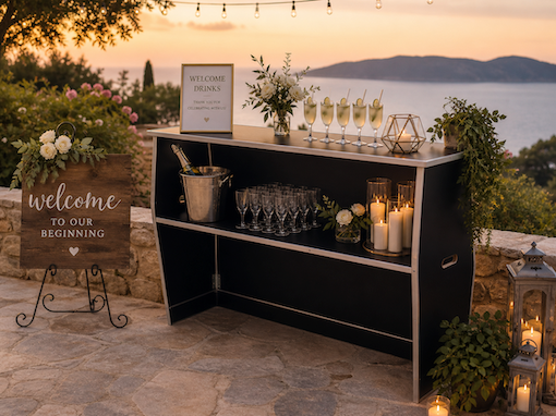 Πτυσσόμενο Ξύλινο Bar
