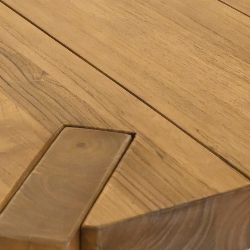 Τραπέζι Cornie 220cm Ξύλου Teak