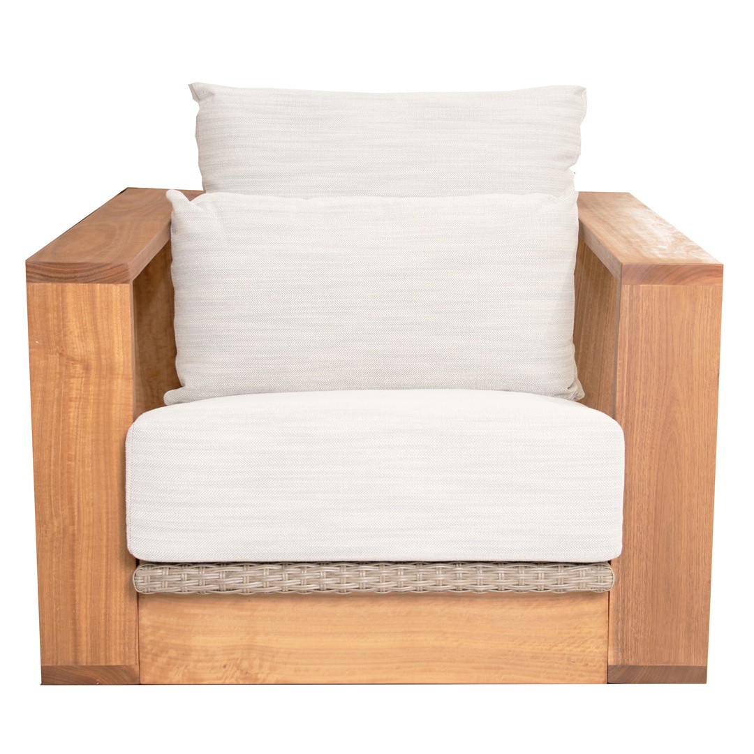 Πολυθρόνα lounge Cuba Ξύλο Teak