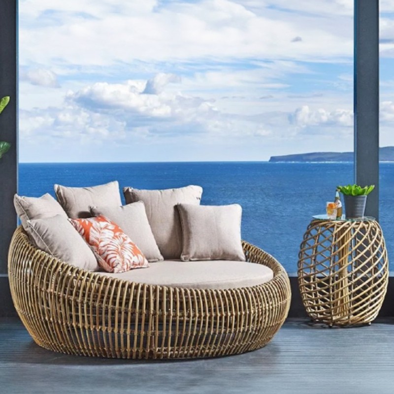 Daybed Naomi Αλουμίνιο Μπαμπού