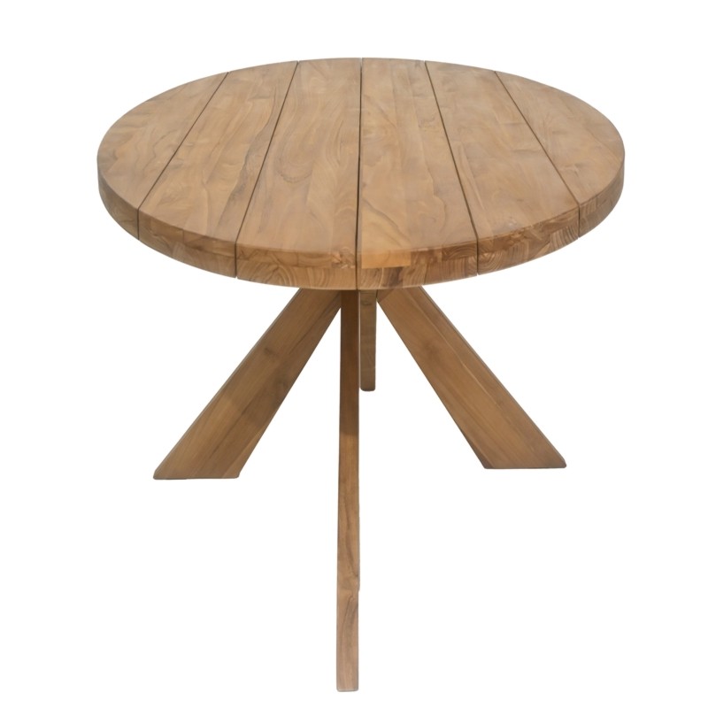 Τραπέζι Elips 220cm Ξύλο Teak